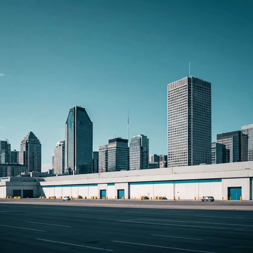 Montreal courier service network